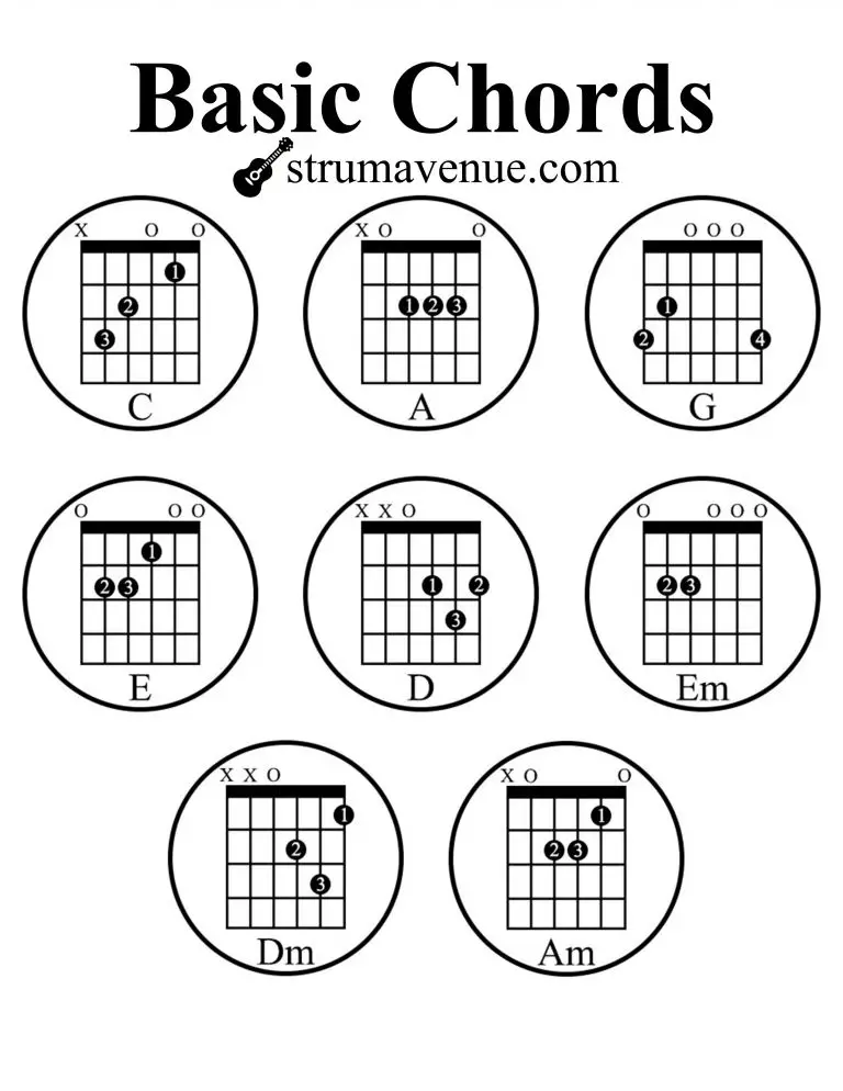 Basic Guitar Chords 10 Easy Chords You Need to Know