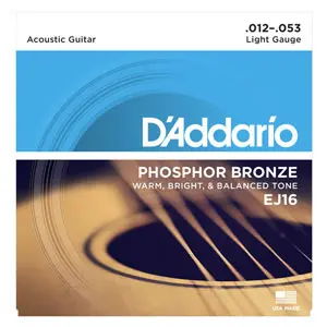 D'Addario Ej16 Acoustic Guitar Strings